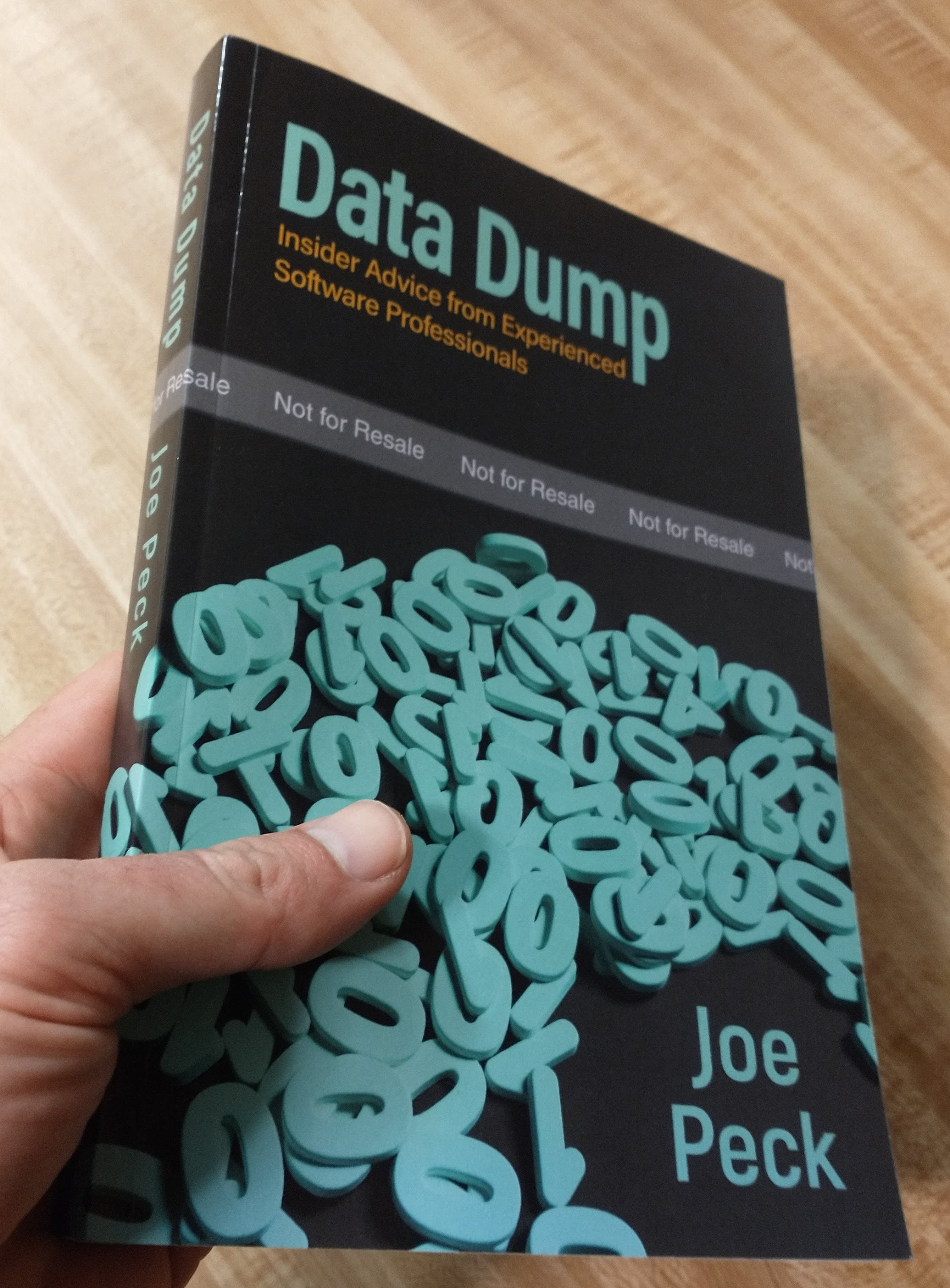 Data Dump paperback really exists
